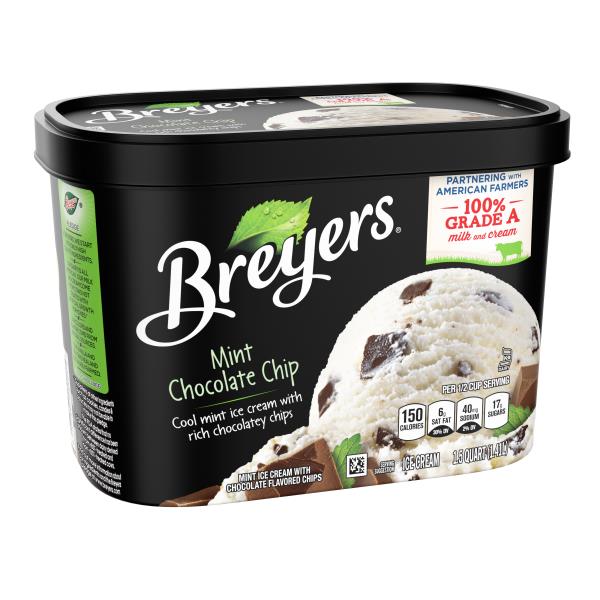 Breyers Mint Chocolate Chip Ice Cream 1.4L