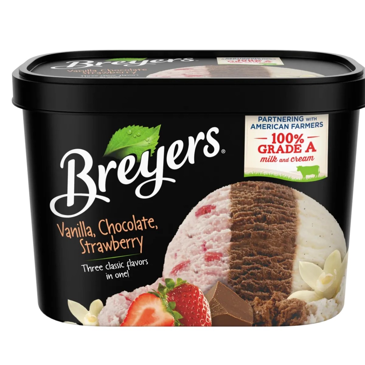 Breyers Vanilla Chocolate Strawberry 1.4L