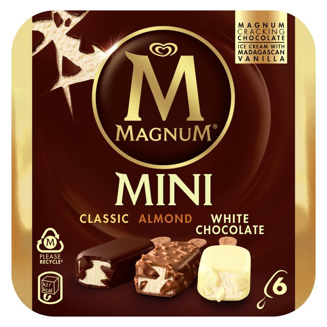 Magnum Mini Classic Almond White 3X (Each)