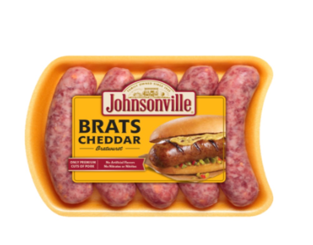 Johnsonville Cheddar Brat Sausage 560G