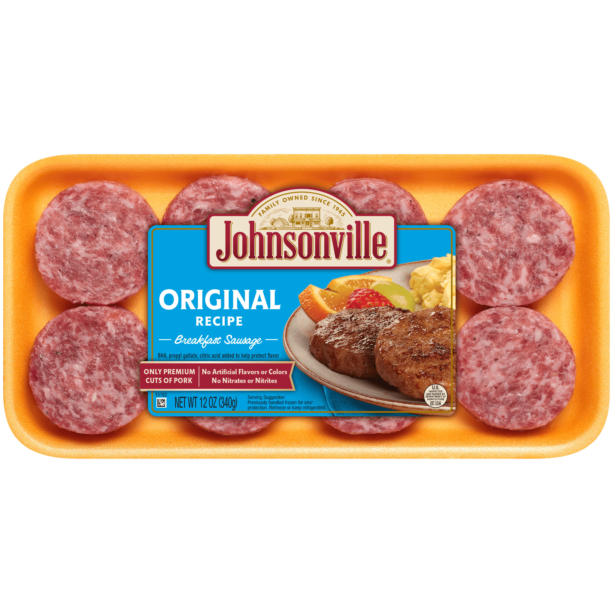 Johnsonville Original Breakfast Sausage Patties 340G
