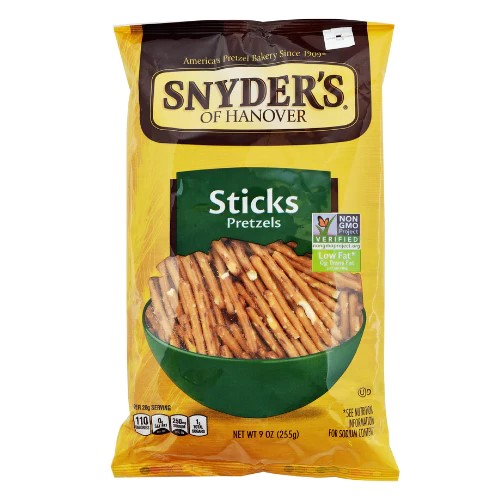 Snyders Pretzels Sticks 255G