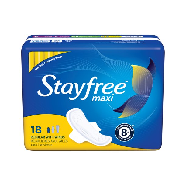 Stayfree Maxi Regular With Wings 18X (Each)