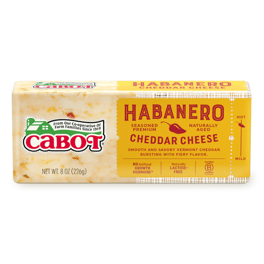 Cabot Cheese Bar Cheddar Habaero 227G