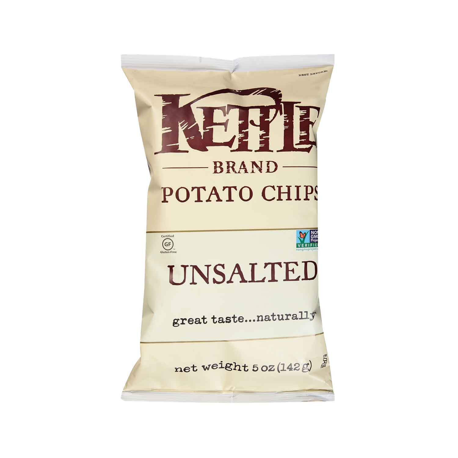 Kettle Foods Potato Chips No Salt 141G