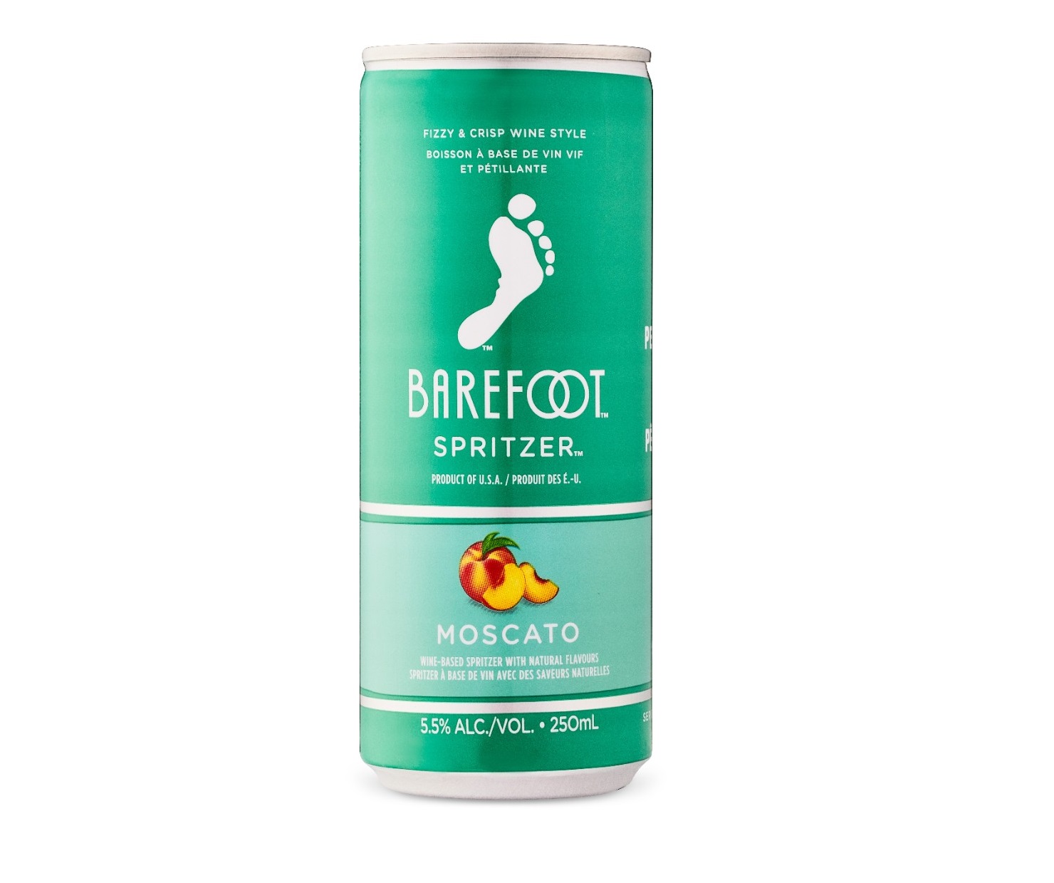 Barefoot Moscato Can 250ML