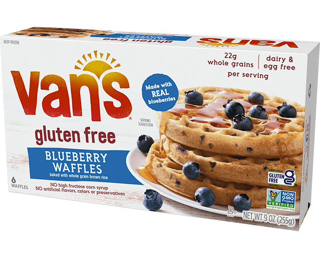 Vans Gluten Free Blueberry Waffle 256G