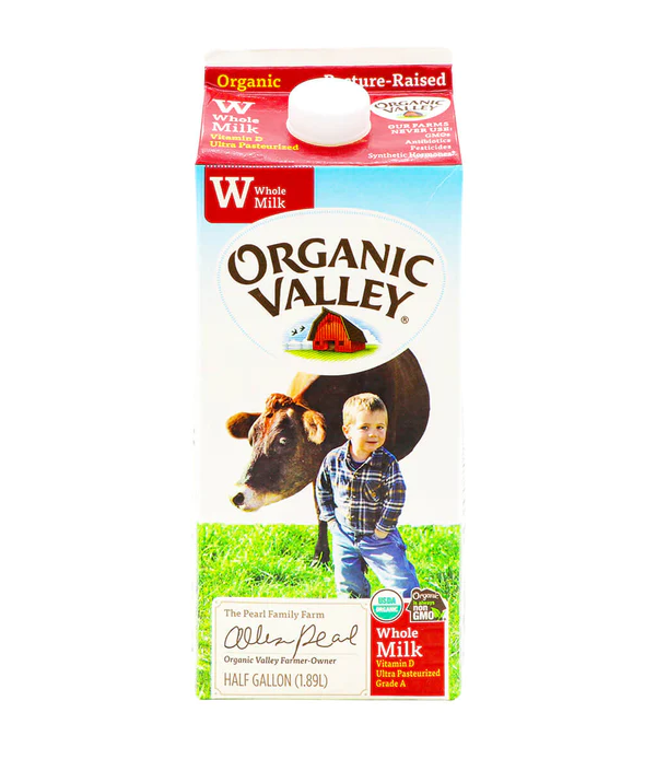 Organic Valley Whole Milk 1.89L