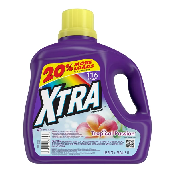 Xtra Liquid Laundry Detergent Tropical Passion 116Ld 4.6L