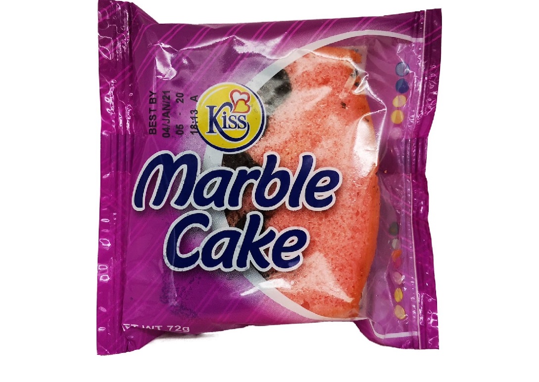 Kiss Marble Cake Slice 72G