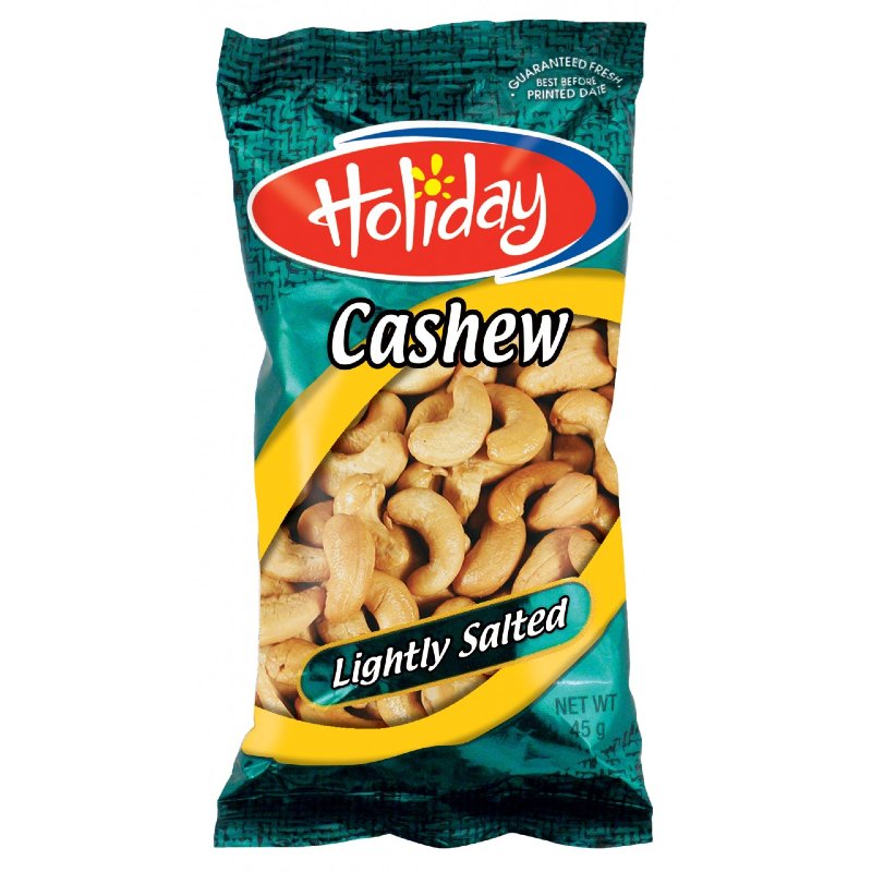 Holiday Cashews Lighty Salted 45G