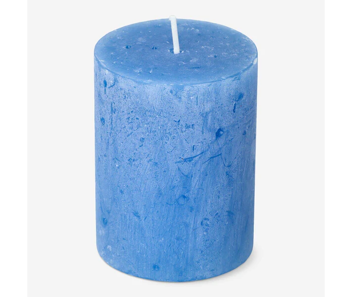 Candles Blue 8Cm (Each)