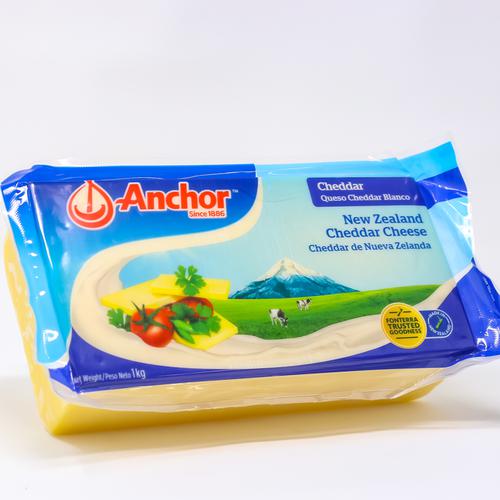 Anchor Cheese White Cheddar (per KG)