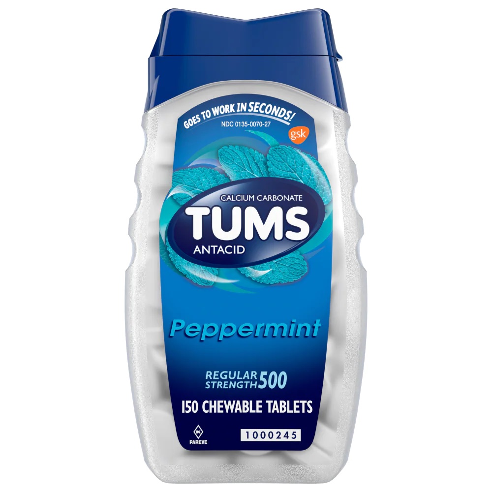 Tums Peppermint 150X (Each)