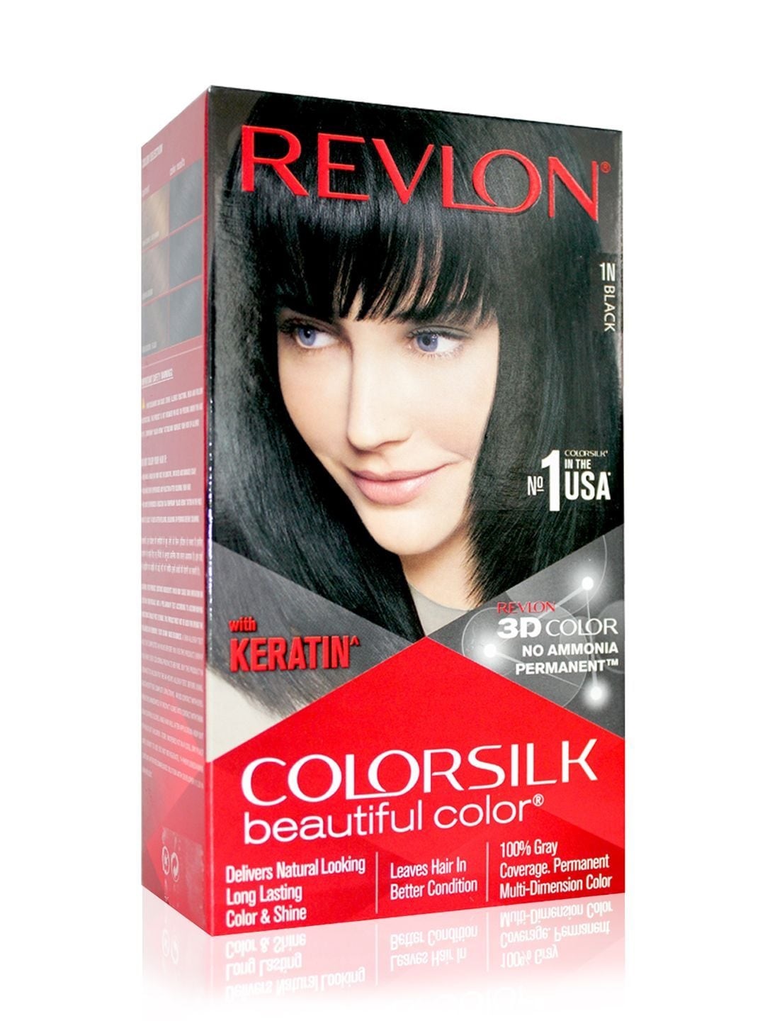 Colorsilk Hair Color 1N Black (Each)
