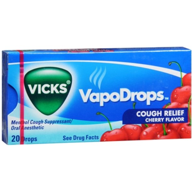 Vicks Cough Drop Cherry 20X (Each)