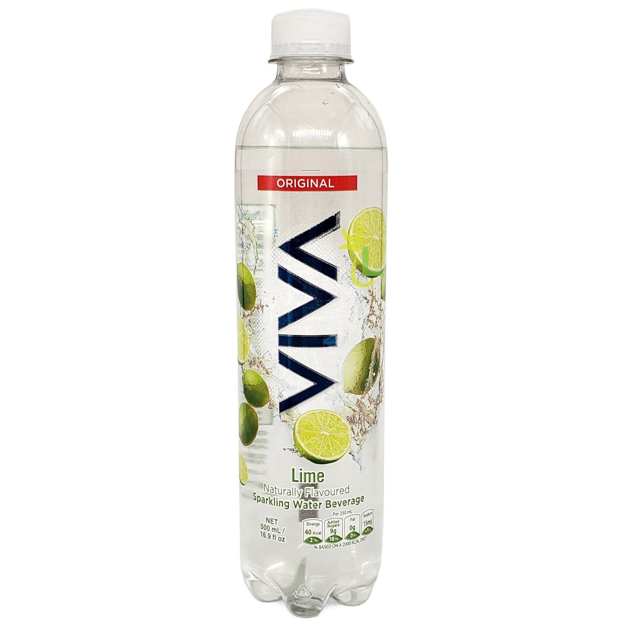 Viva Lime Sparkling Water 500ML
