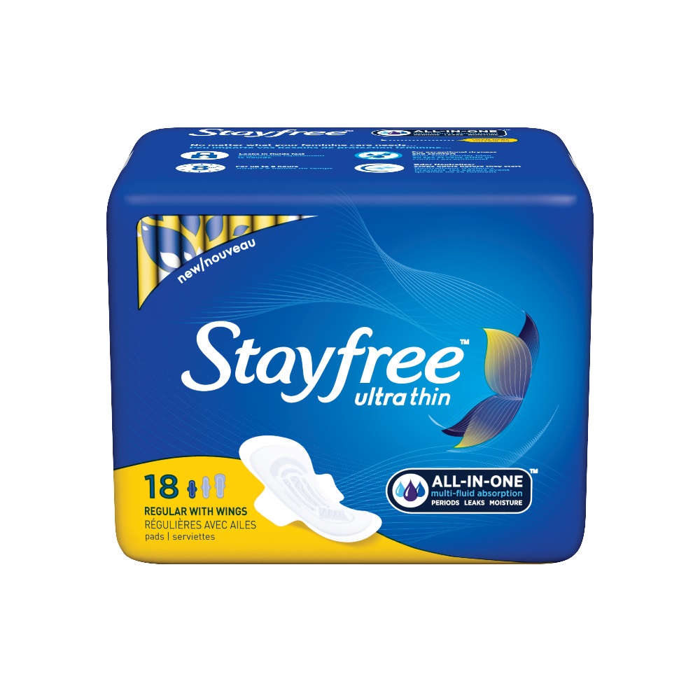Stayfree Ultra Thin Regular With Wings 18X (Each)