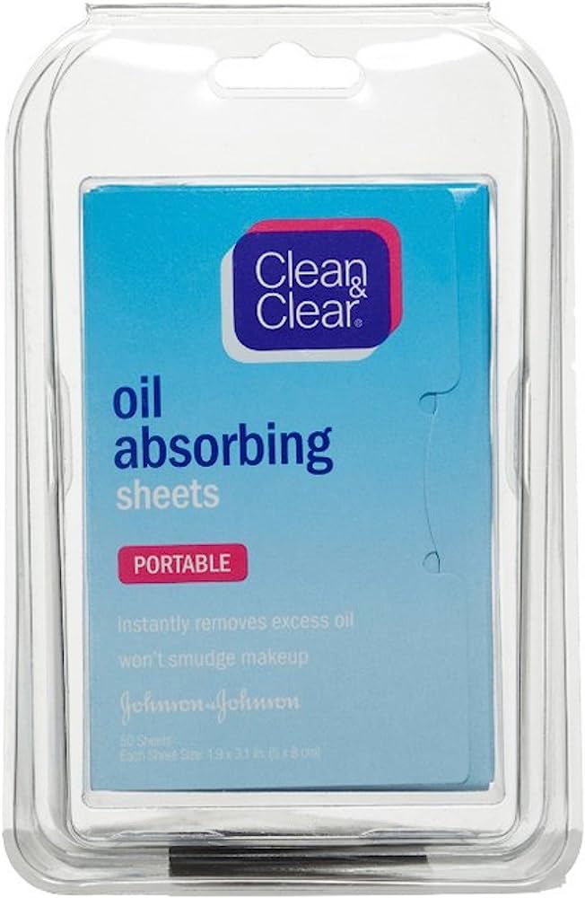Clean & Clear Oil Absorb Sheets 50X (Each)