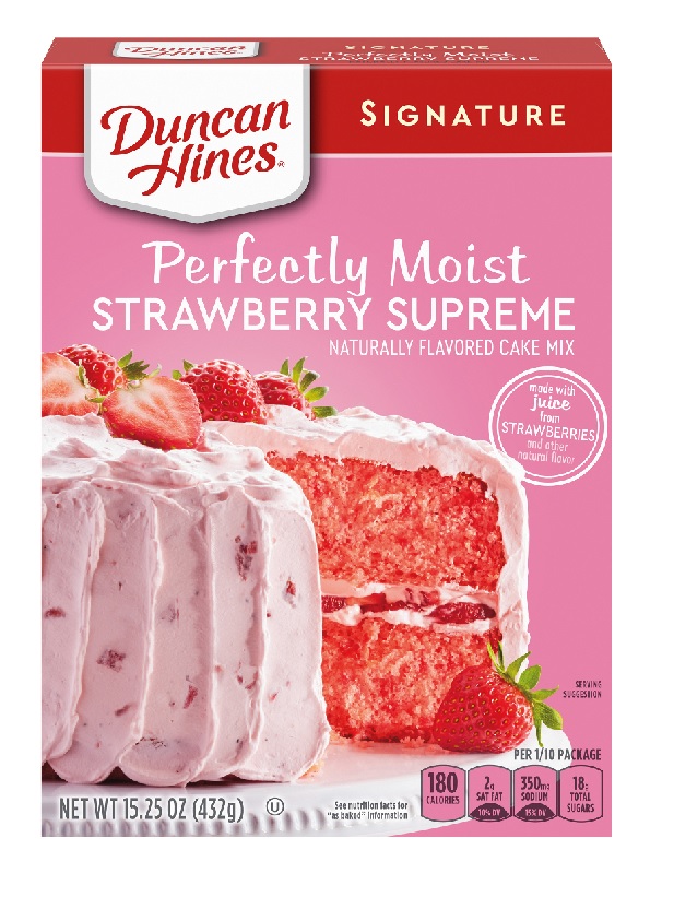 Duncan Hines Strawberry Supreme Cake Mx 432G