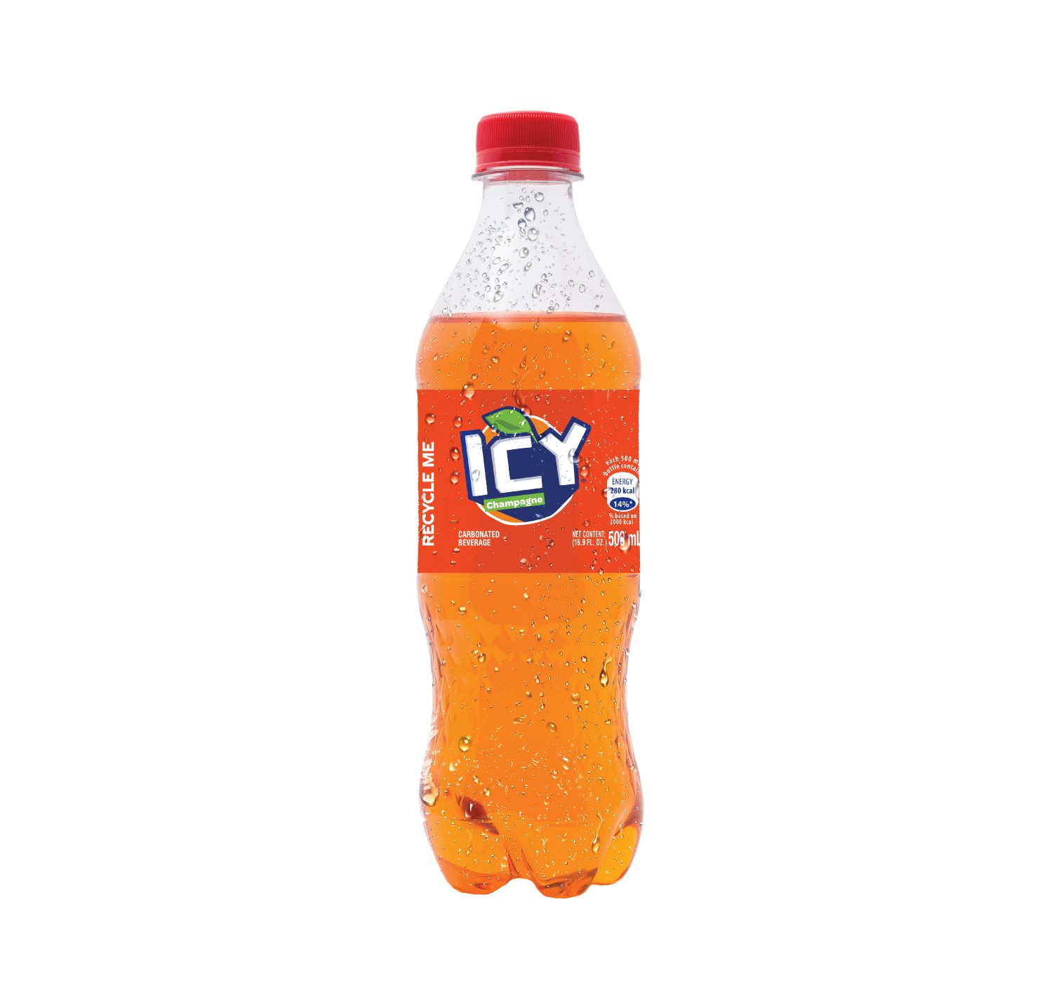 Icy Orange Soft Drink 500ML