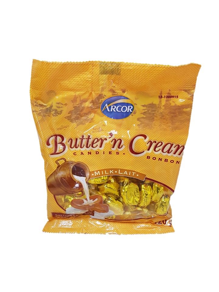 Arcor Butter & Cream Milk Candy 141G