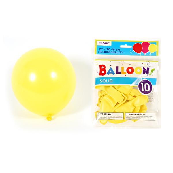 Flomo Balloons Yellow 10X (Each)