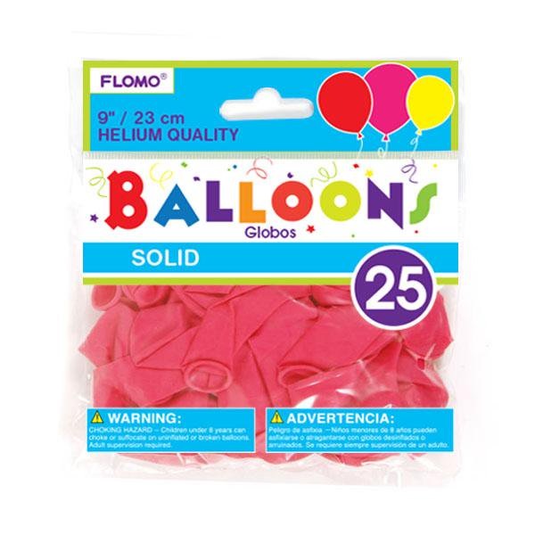 Flomo Balloons Hot Pink 10X (Each)