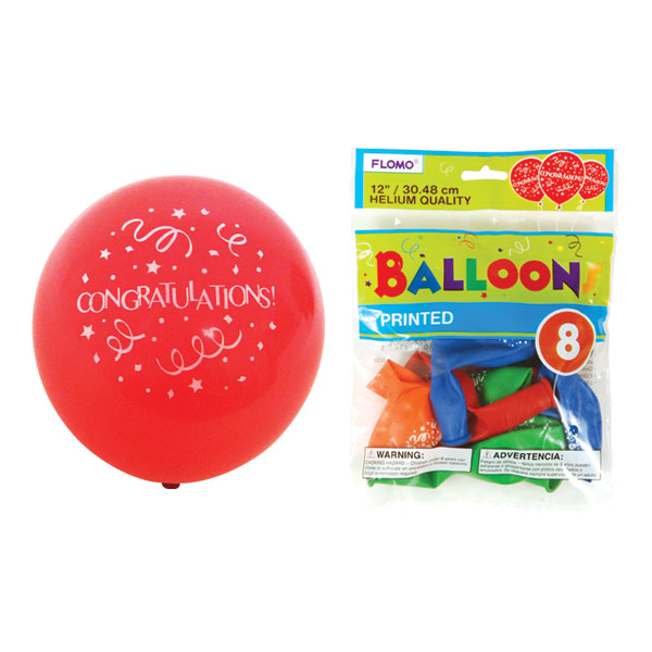 Flomo Balloons Congratulation (Each)
