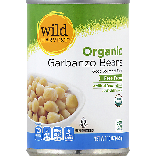 Wild Harvest Organic Garbanzo Bean 425G