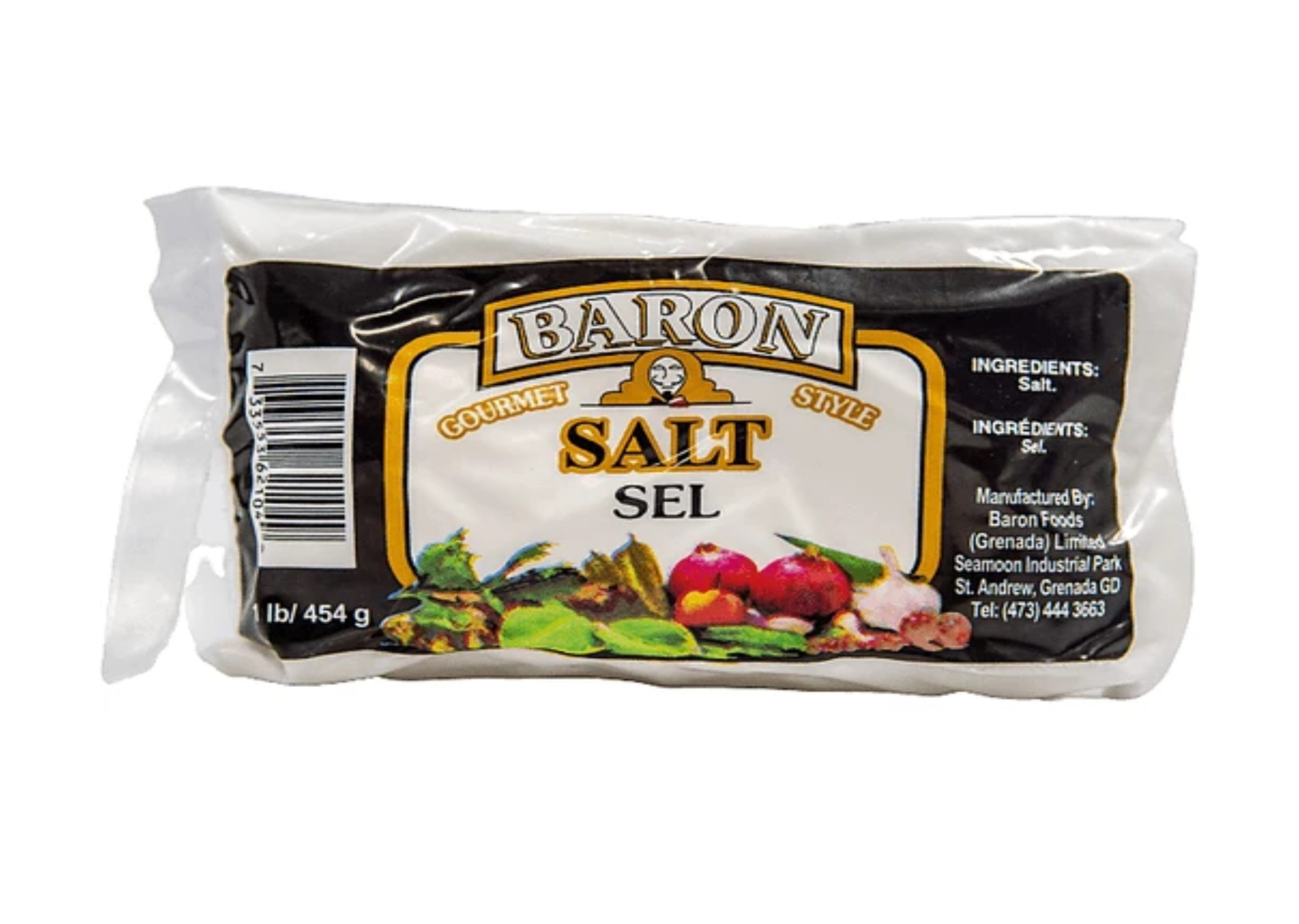 Baron Iodized Salt 454G