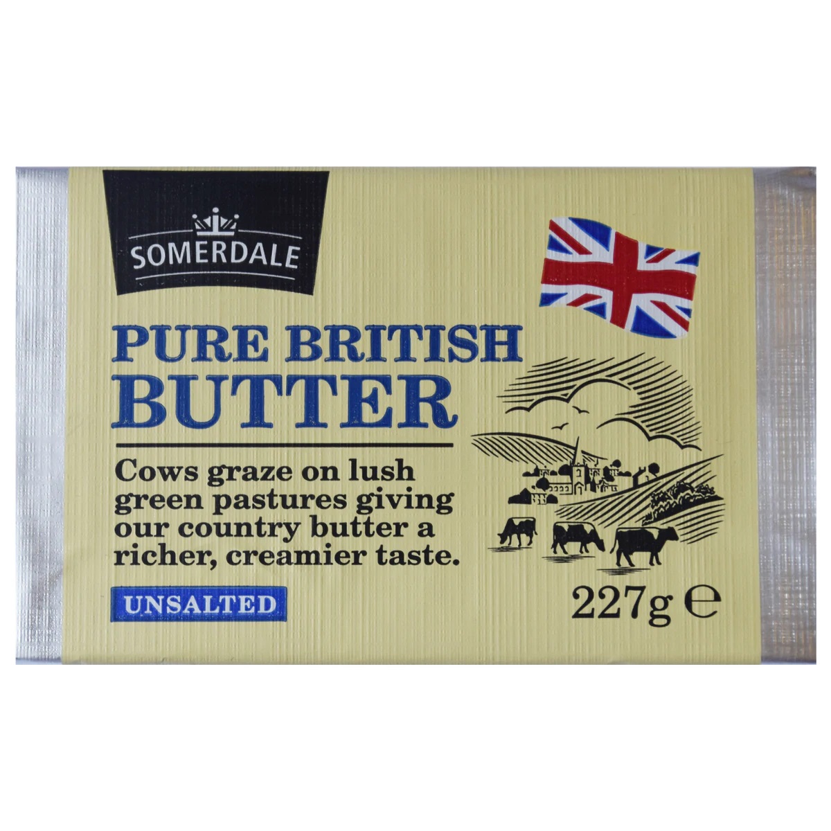 Somerdale Unsalted Butter 227G