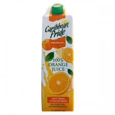 Caribbean Pride Orange Natural Juice 1L