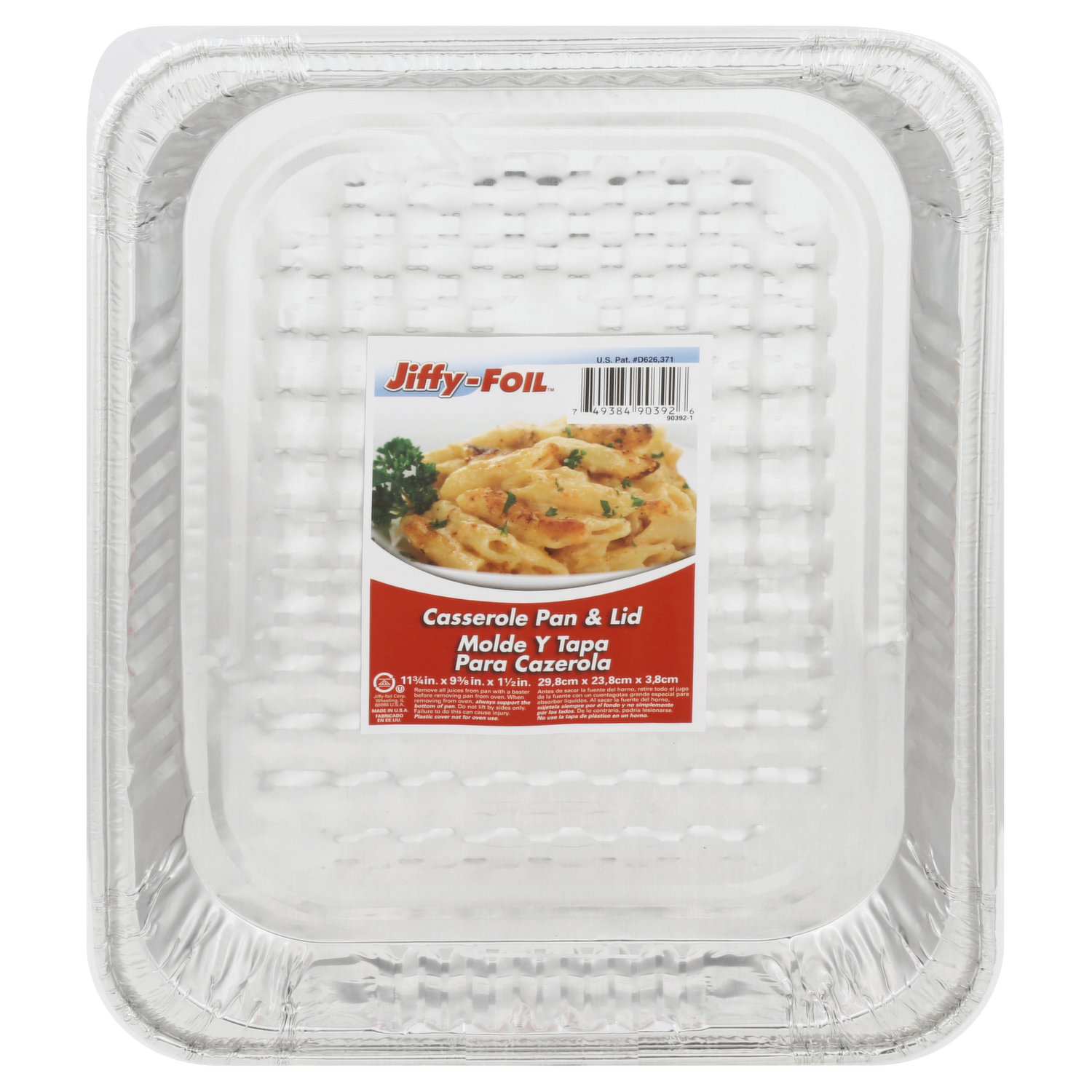 Jiffy Foil Casserole Pan With Lid (Each)