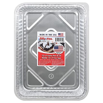 Jiffy Foil Utility Pan With Lid (Each)