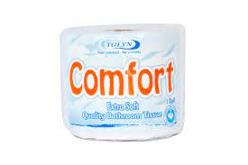 Tolyn Comfort Toilet Tissue 300X (Each)