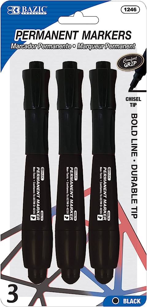 Bazic Bullet Tip Marker Jumbo 3X (Each)