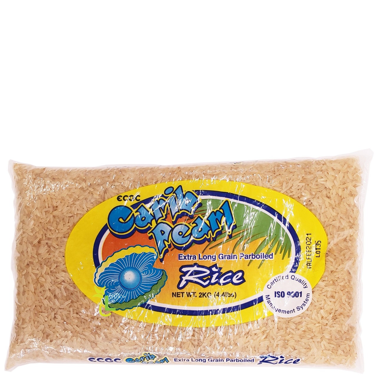 Carib Pearl Parboiled Rice 2KG