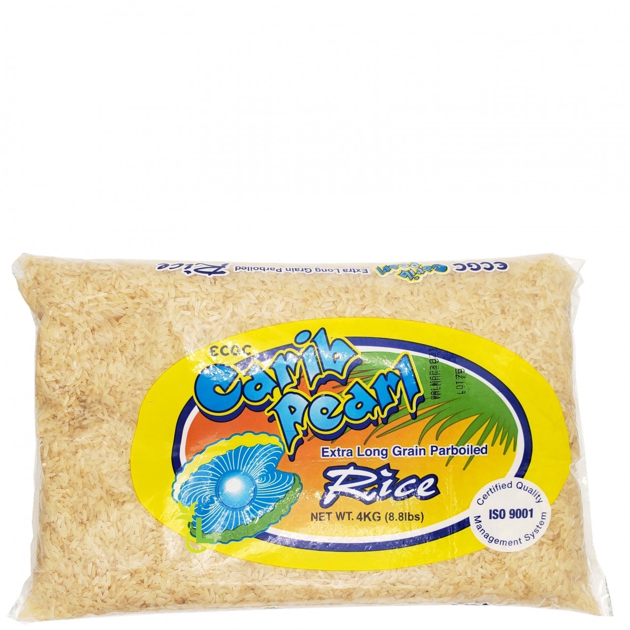 Carib Pearl Parboiled Rice 4KG