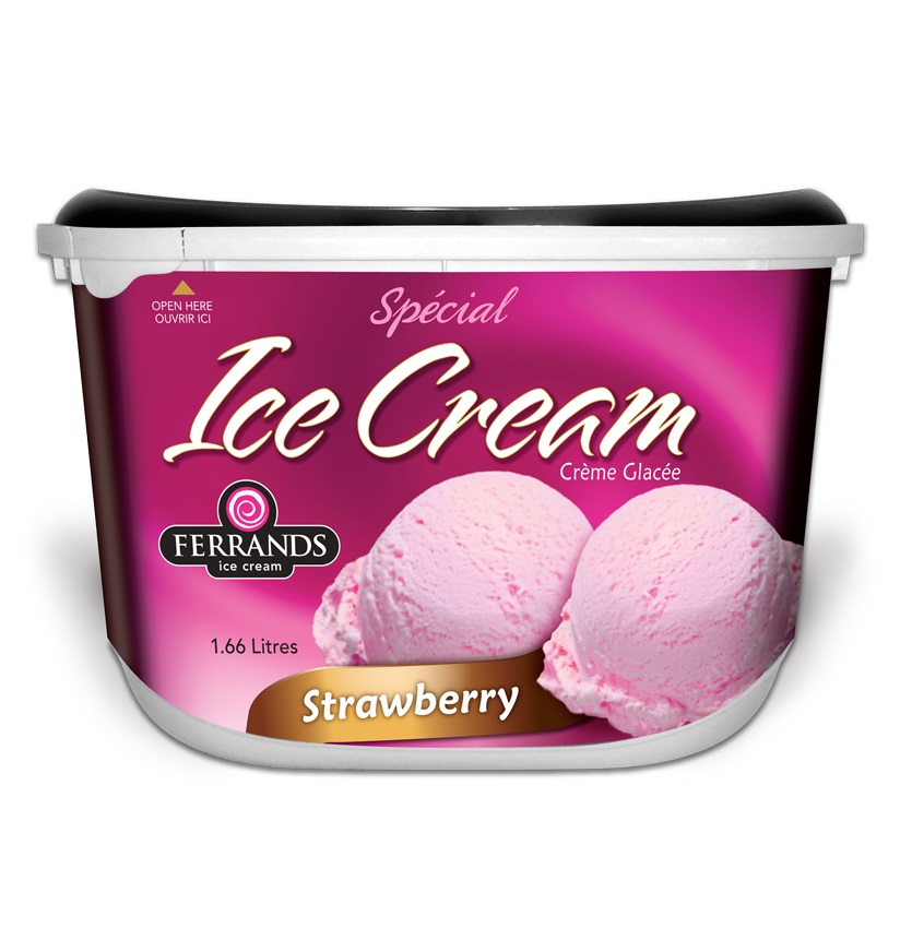 Ferrands Strawberry Ice Cream 1.66L
