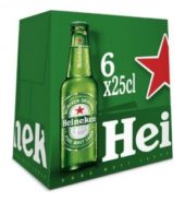 Heineken Beer Closed 6X 250ML