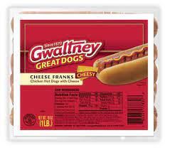 Gwaltney Great Dog With Cheese 454G