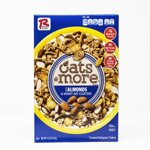 Ralston Oats & More with Almonds Cereal 411G
