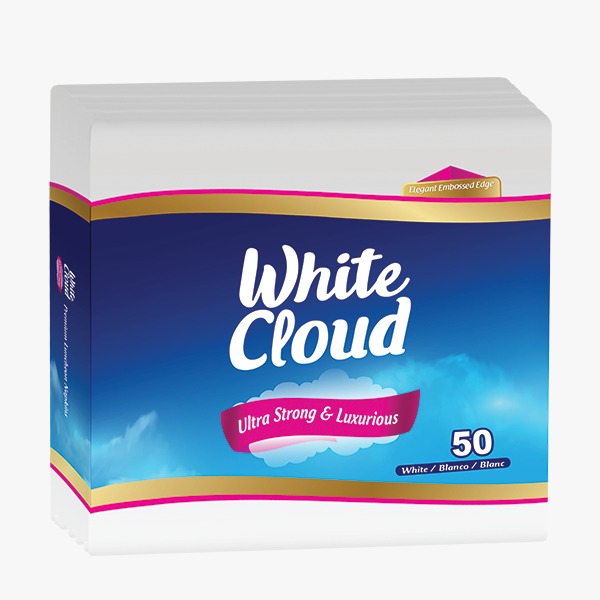 White Cloud Lunch Napkins 50Sheets (Each)
