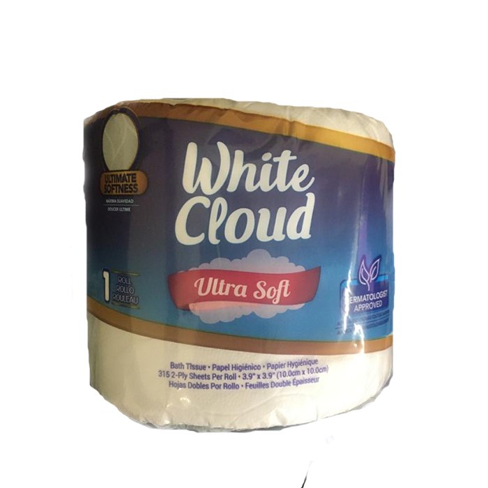 White Cloud Bathroom Tissue 315 Sheet (Each)