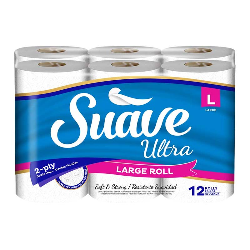 Suave Ultra Bathroom Tissue 280Sht 12X (Each)