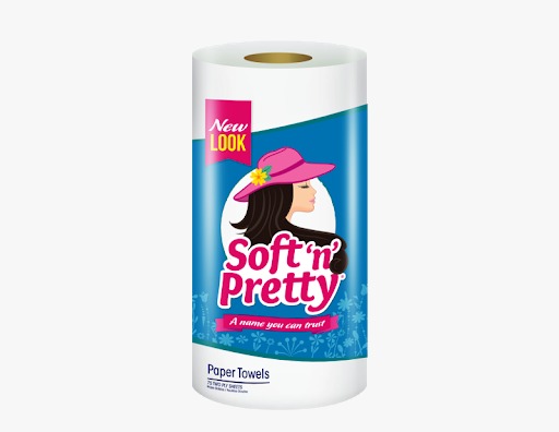 Soft N Pretty Paper Towel 76 Sheet (Each)