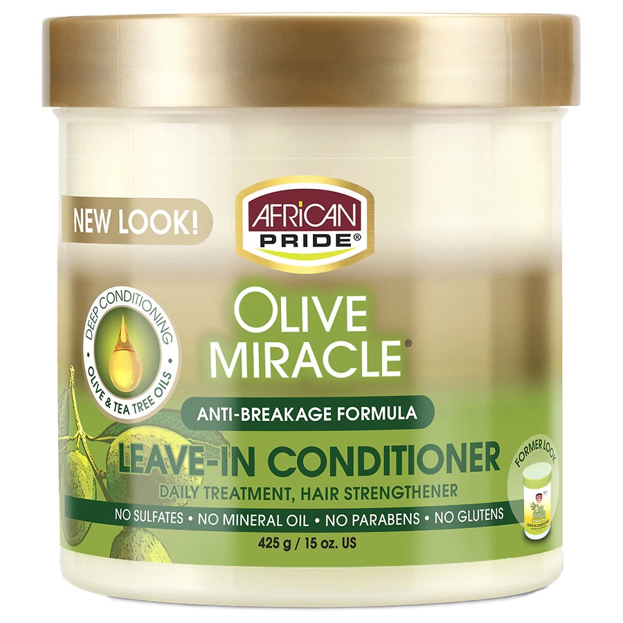 African Pride Olive Miracle Leave In Conditioner 444ML