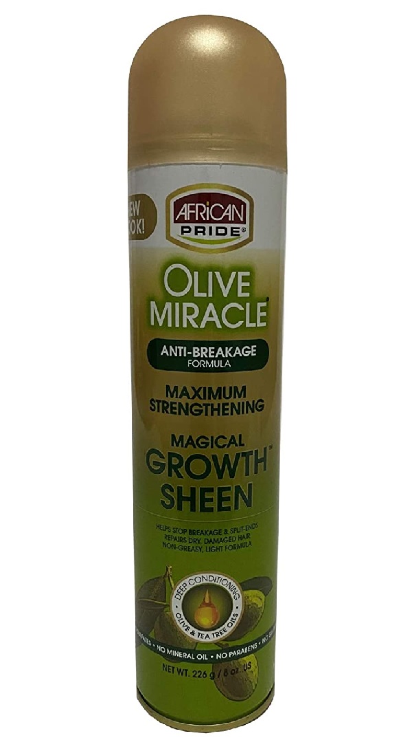 African Pride Miracle Sheen Spray 237ML