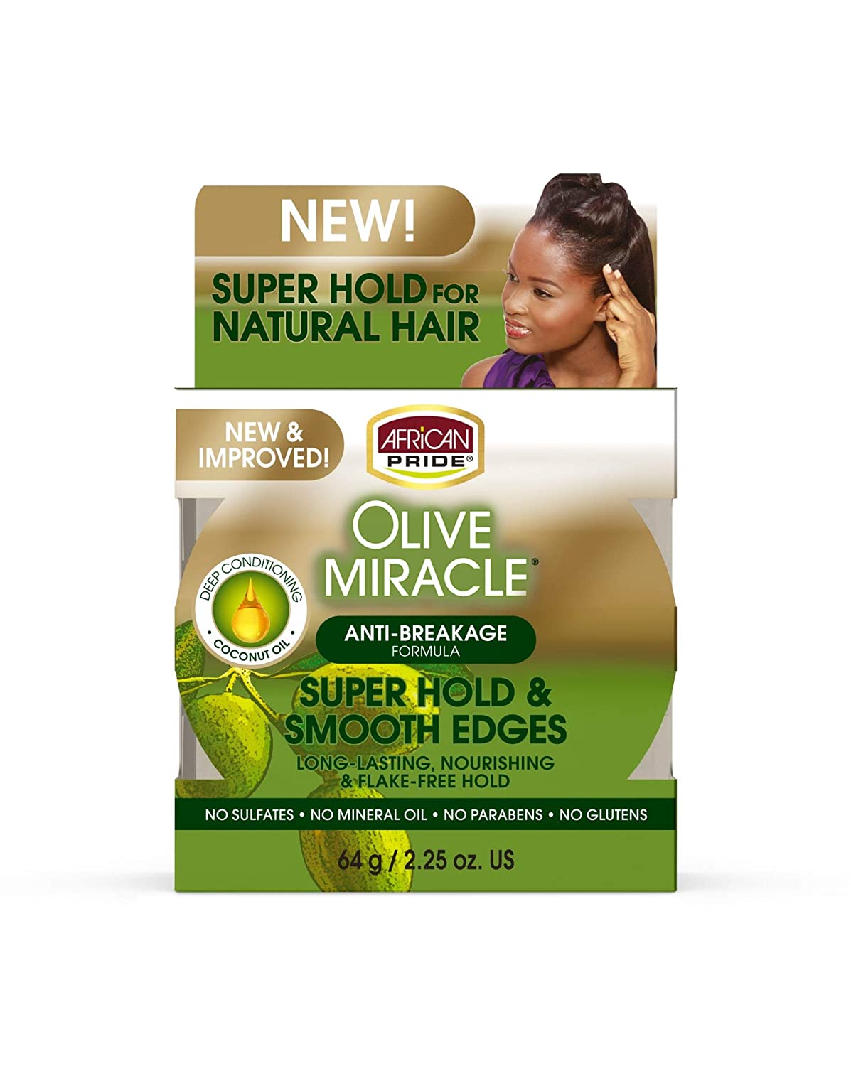 African Pride Olive Miracle Silky Smooth 67ML